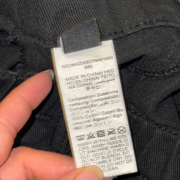 SHEIN Teen Black Cargo Mini Skirt Size 14Y Casual Utility Downtown Girl - Picture 4 of 6